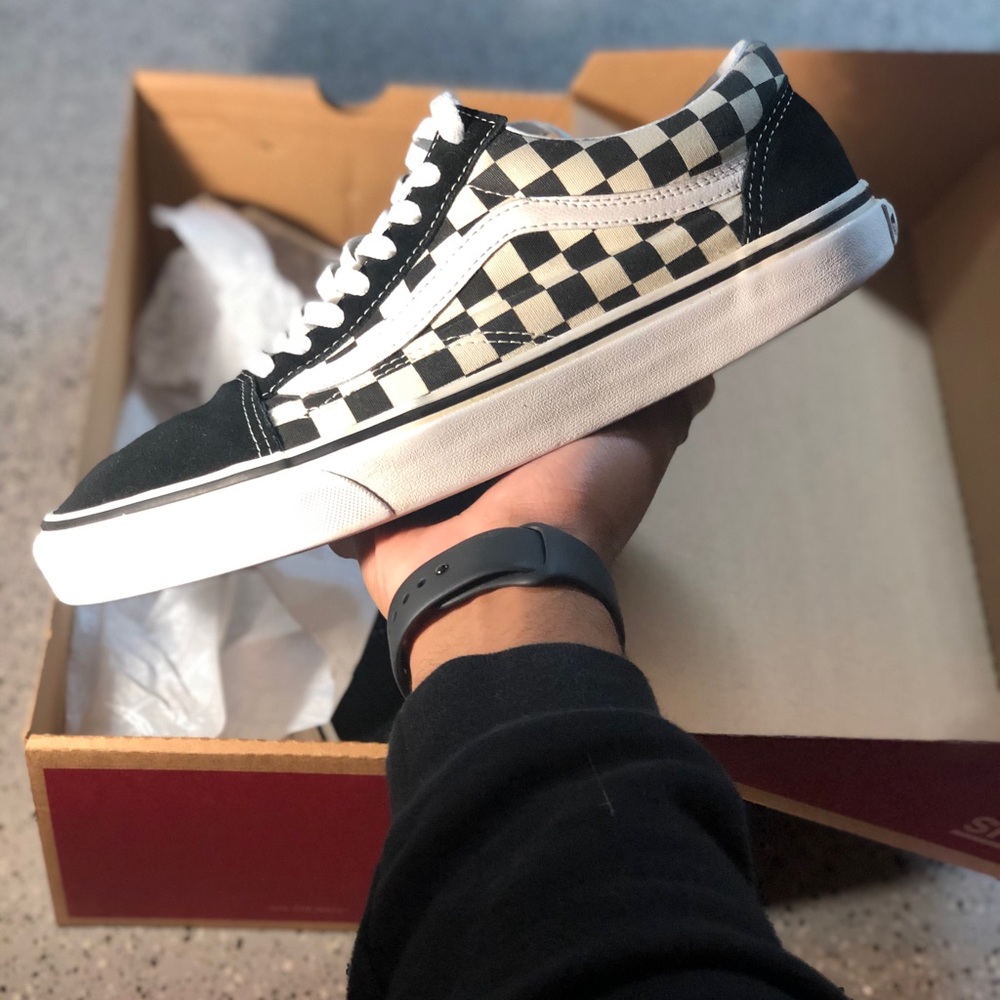 Checkered Vans